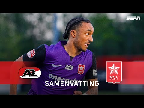 🟥 RODE KAART, 5️⃣ goals in SPECTACULAIRE wedstrijd! 💥 | Samenvatting Jong AZ - MVV