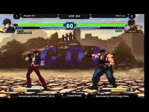 Russell vs Kris C - Grand Finals - KOF XIII - Thursdays @ GameClucks - GCFGL Week Fourteen