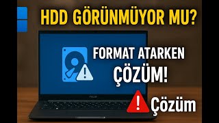 Asus Vivobook Pro 14 OLED Format Sırasında HDD SSD Görünmüyor Çözümü, SSD Error Windows installation