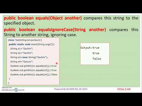 Java Module 4 Topic 3 String Length String Comparison