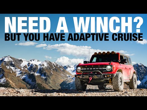 Ford Bronco how-to mount winch with adaptive cruise CBI OFFROAD Hybrid Bumper
