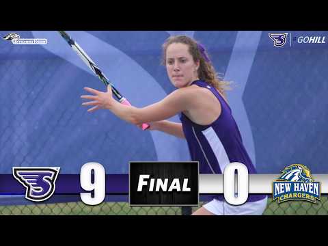 Stonehill Women's Tennis Postmatch Interviews vs. New Haven