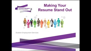 Making your Resume Stand Out