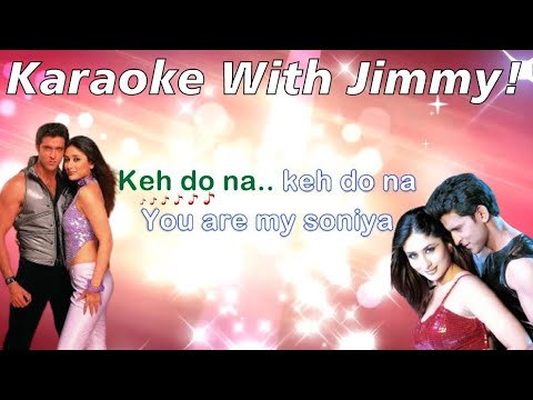 You Are My Soniya (K3G) | Karaoke With Lyrics | Hrithik R, Kareena Kapoor | Sonu Nigam, Alka Yagnik