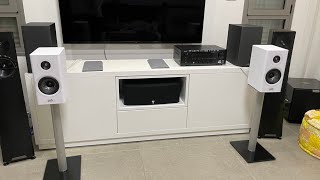 Video thumbnail for Polk Audio R200 VS R100, Denon DRA-800H Sound Demo by Audio Video Reviews