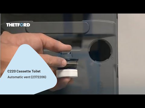C220 | Automatic vent (2372206) replacement | Cassette toilet | THETFORD repair instructions