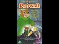 Original VHS Opening Brian Jacques Redwall UK Retail Tape