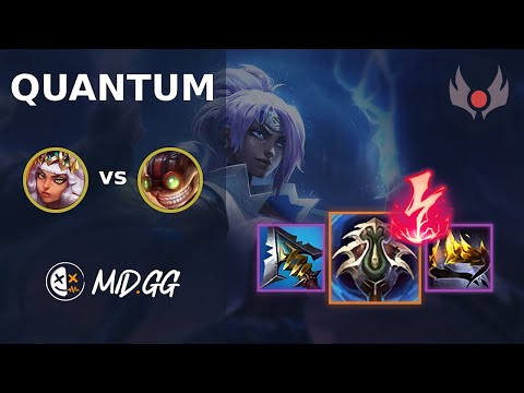 MID.GG: [ Quantum ] Qiyana MID vs Ziggs | NA GRANDMASTER | LOL Season 2025