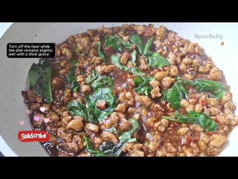 The BEST Thai Basil Chicken (Pad Krapow Gai) Recipe: Ready in Just 15 Minutes! #spicerally