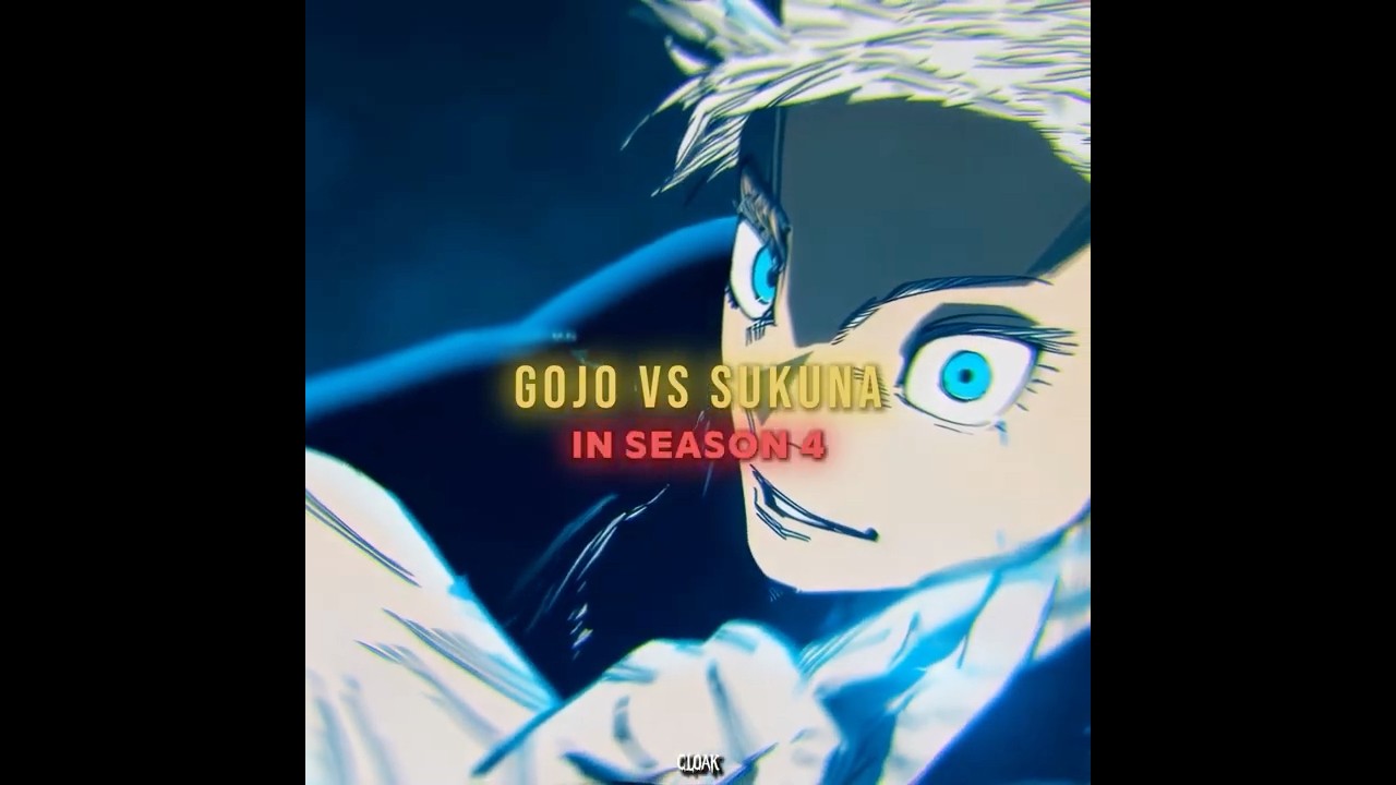 Gojo vs Sukuna in Season 4 🤯☠️ || Jujutsu Kaisen #gojo #sukuna #flyxo