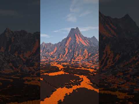 КАК ЬЫ ВЫГЛЯДЕЛ ВУЛКАН В МАЙНКРАФТ