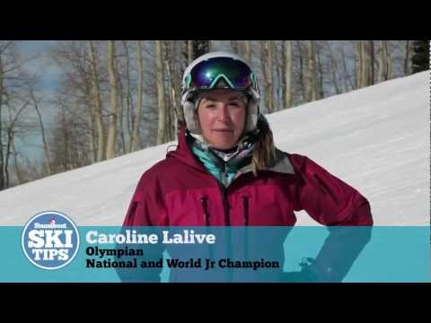 スチームボート - キャロラインLaliveとカービングスキーのヒント (Steamboat - Carving Ski Tip with Caroline Lalive)