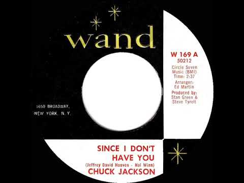 1964 HITS ARCHIVE: Since I Don’t Have You - Chuck Jackson (mono 45)