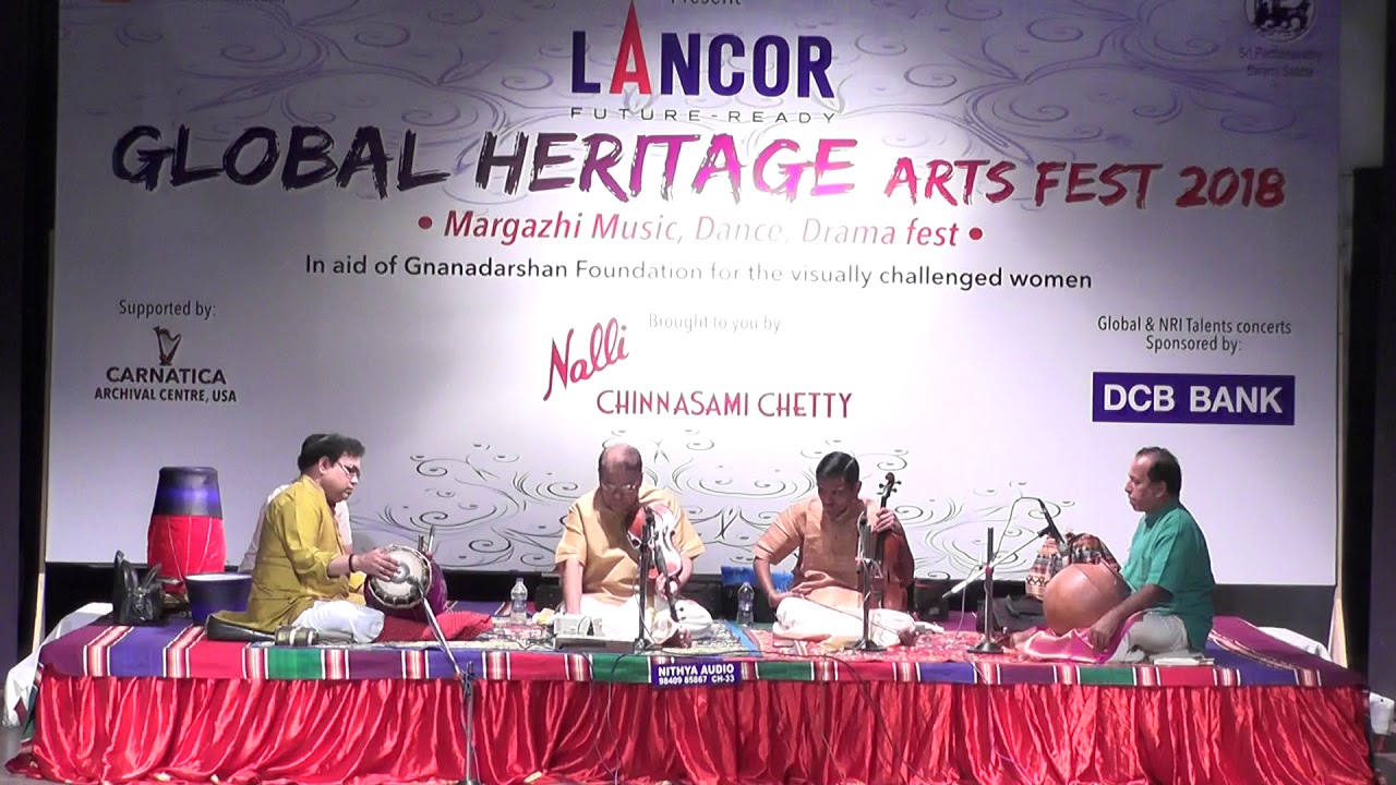Nagai Muralidharan & Nagai Sriram l Global Heritage Music Fest 2018 l December 21st, 2018