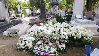 Jean Paul Belmondo cimetière Montparnasse.