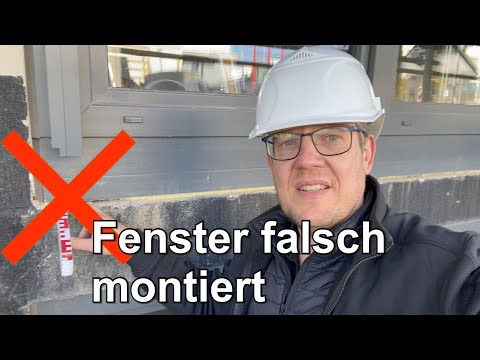 Fenster falsch montiert