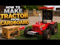 How To Make Mahindra Tractor With Cardboard Diljit 0️⃣0️⃣3️⃣1️⃣