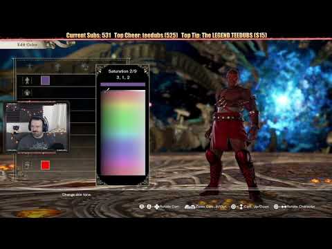Soul Calibur VI: Libra of Souls playthrough pt1 - Creating the Darksider and Tutorials