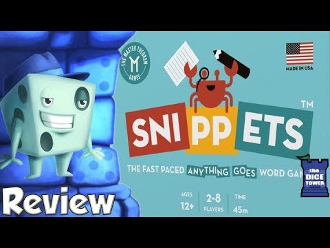 Snippets Review - with Tom Vasel