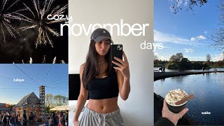 NOVEMBER DAYS with me ☕️ | fireworks, productive work days, cozy road trip & working out