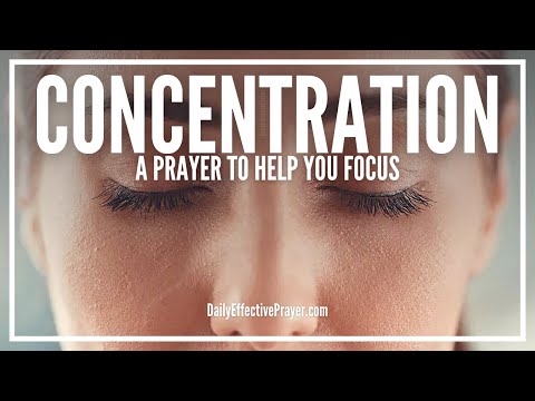 Prayer For Concentration, Focus, and Clarity | For Mind, Thoughts, Studies, Productivity, Etc. Video