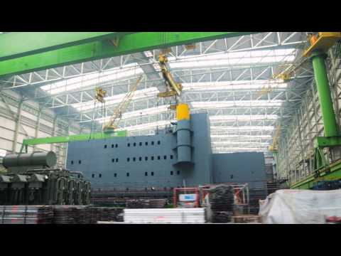 Giganten der Nordsee - Offshore Konverterplattform für Windparks, eine Säule der Ernergiewende