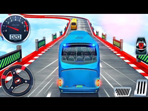 CRAZY BUS STUNT DRIVING SIMULATOR - Impossible BUS Mega Ramp Racing - Play NOW on Android!