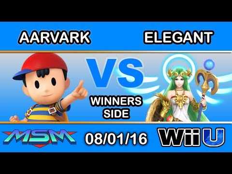 MSM 60 - Aarvark (Ness) Vs. eM | Elegant (Palutena) Winners Side - Smash Wii U