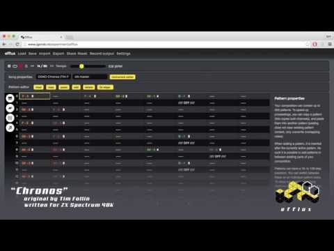 Efflux tracker - DEMO Chronos (Tim Follin)
