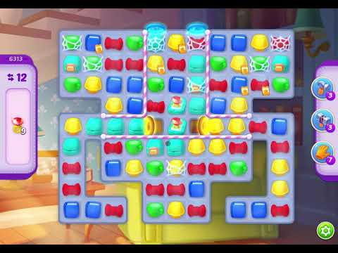 HomeScapes Level 6313 no boosters (20 moves)