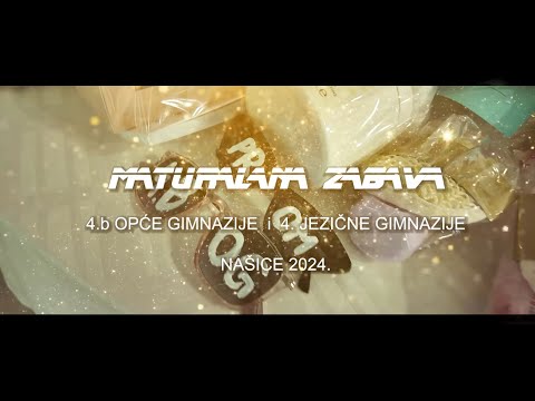 MATURALNA ZABAVA 4  B OPĆE GIMNAZIJE I JEZIČNE GIMNAZIJE , NAŠICE 2024