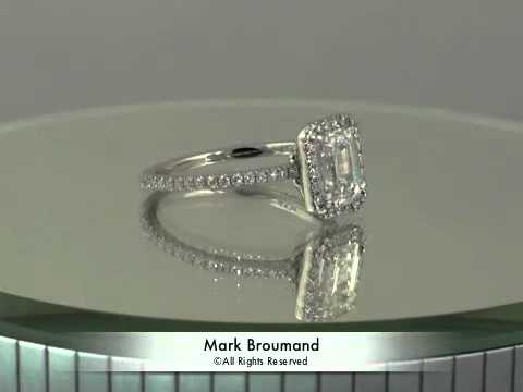 1.93ct Emerald Cut Diamond Engagement Anniversary Ring- Mark Broumand