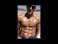 Shredded Fitness Swimsuit Model Jay Cass Desert Abs Workout Styrke Studio