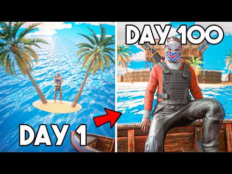 100 Days On A Stranded Island in Rust