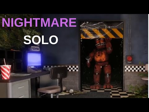Nightmare Solo Gameplay - Roblox FNAF: Eternal Night
