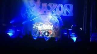 Saxon drum solo