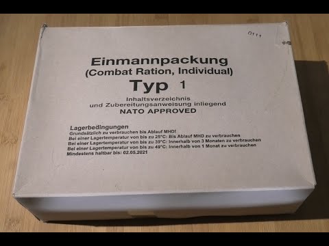 Bundeswehr EPA Type 1 (best before 2021)