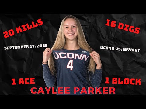 Caylee Parker picks up 20 kills en route to 3-2 victory over Bryant Bulldogs