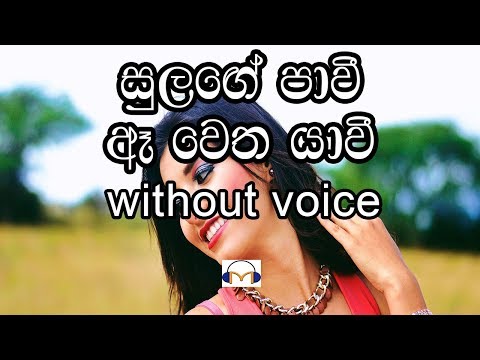 Sulange Pawee Karaoke (without voice) සුලඟේ පාවී ඈ වෙත යාවී