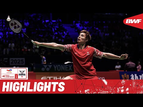 World No.1 Shi Yu Qi contests Christo Popov in a 3-game thriller