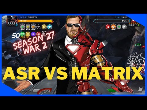 1 KO Decides Everything! ASR Vs The Matrix! Alliance War 2, Season 27!