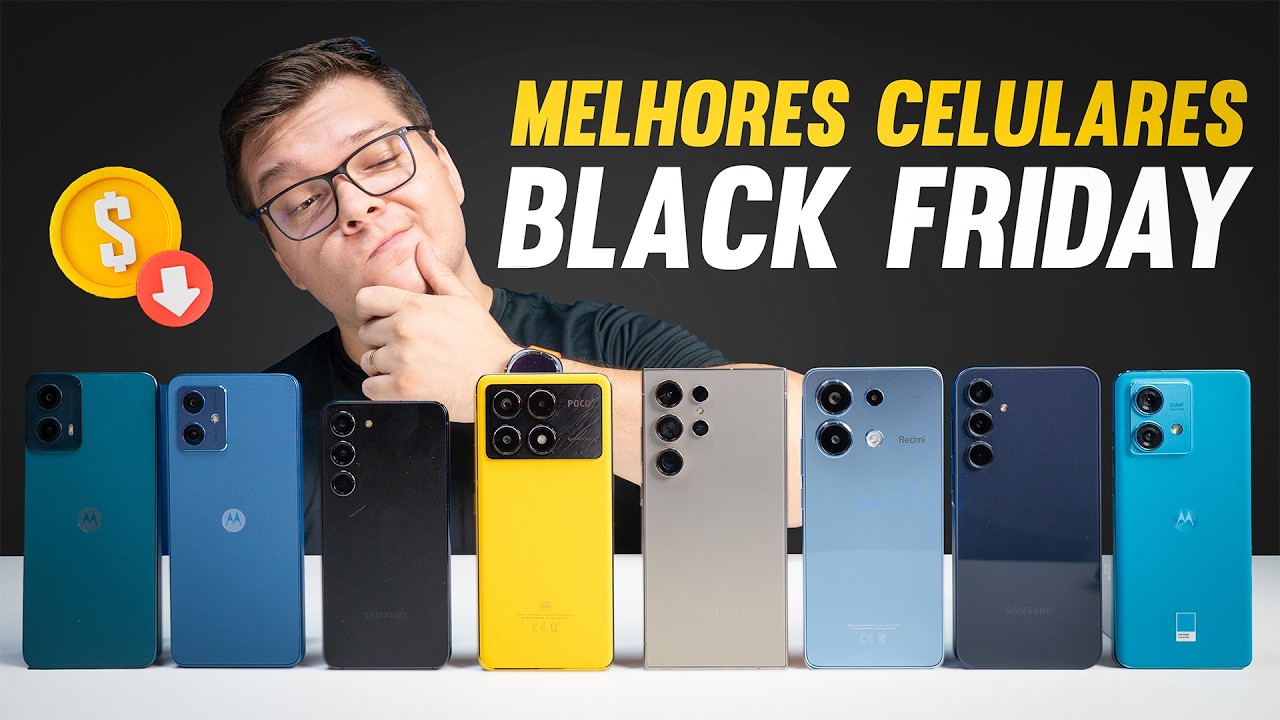 TOP melhores CELULARES BLACKFRIDAY 2024! *todas as marcas*