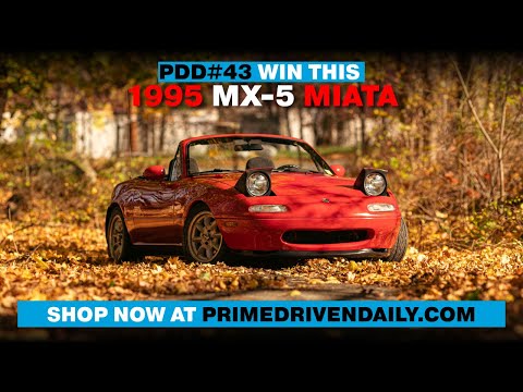 Prime Driven Daily 43 - PDD43 - 1995 Mazda MX-5 Miata - Super Clean - Low miles - Autocross champ!