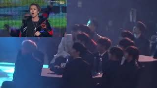 [Fancam] Wanna one reaction to THE RAMPAGE from EXILE TRIBE @  Asia Artist Awards AAA