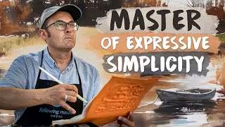 Learn LEGENDARY watercolor style of Konstantin Sterkhov