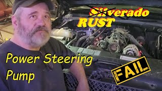 Silverado Power Steering and Water Pump Replacement.