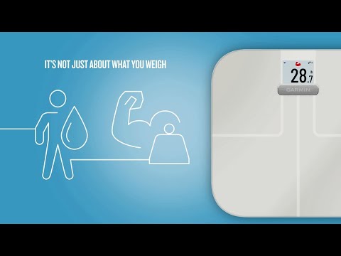 Išmaniosios svarstyklės GARMIN Index S2 Baltos video