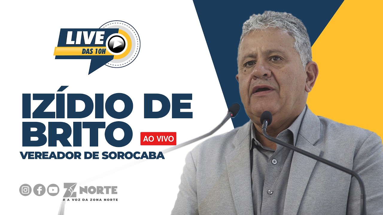 Vereador Izidio (PT) AO VIVO