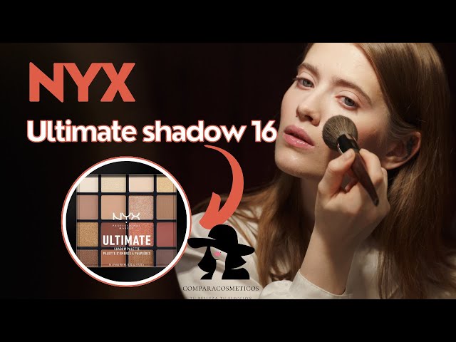 Vídeo relacionado con NYX Professional Makeup Paleta de Sombras de Ojos Ultimate Shadow Palette, 16 sombras ultra-pigmentada, Larga duración, Fórmula Vegana, Warm Neutrals