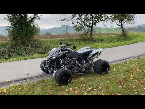 WALKAROUND KAWASAKI KFX 700 / MUZZY EXHAUST SOUND / SUPERMOTO STREET QUAD
